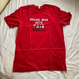 NWOT BARSTOOL Kawhi Leonard T-shirt, Red, XL